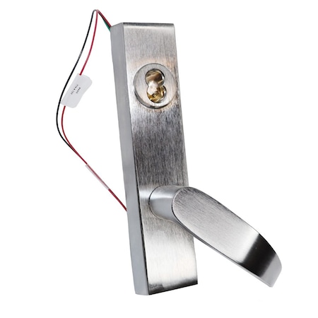 Sargent Right Hand Reverse 12 Volt Electrified Fail Secure ET Exit Device Trim with P Lever for 8876 70776812VETP26DRHR